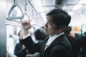 疲れたサラリーマン